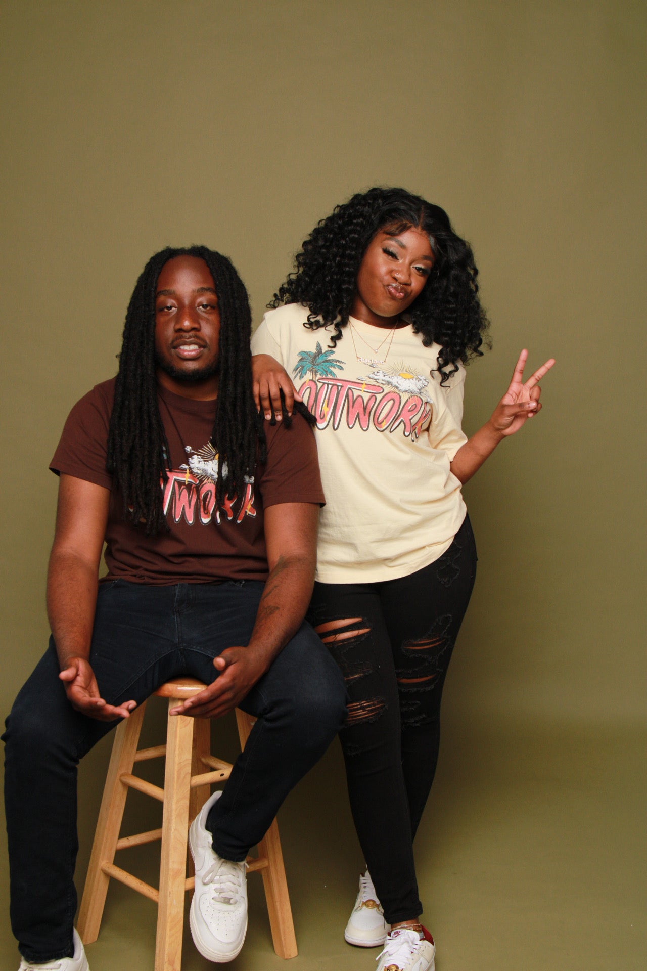 Slow Motion Tee (Cream)