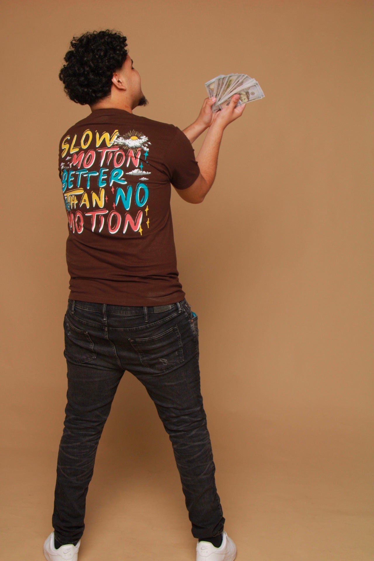 Slow Motion Tee (Brown)